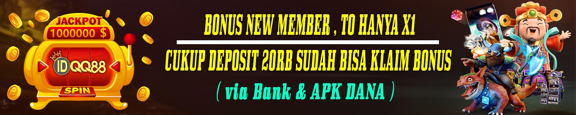 Bonus New Member Slot Online 10% TO 1X